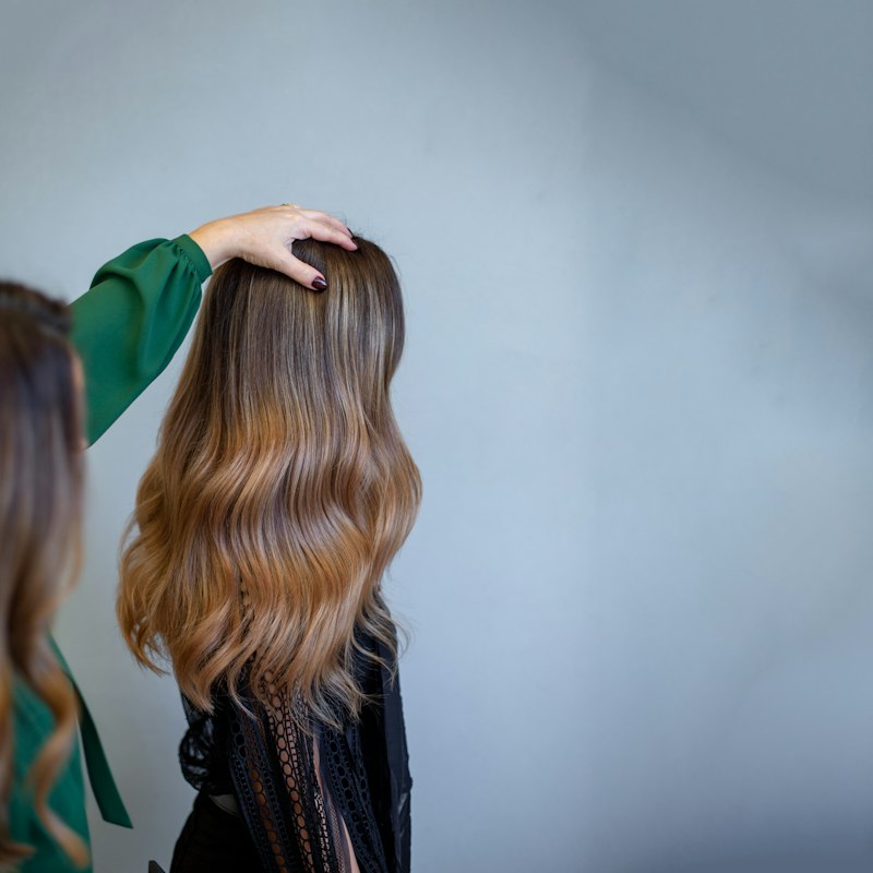 Glossy ombre lengths